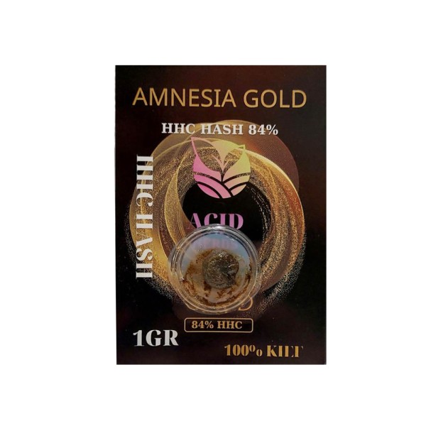 AMNESIA GOLD HHC HASH 84%