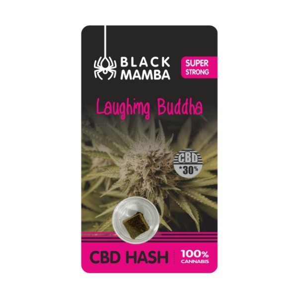 BLACK MAMBA - CBD Hash 30% | Laughing Buddha 1gr