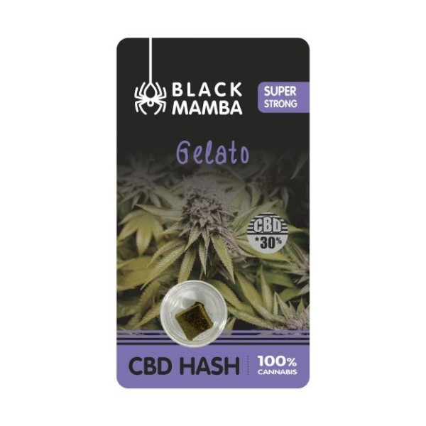 BLACK MAMBA - CBD Hash 30% | Gelato 1gr