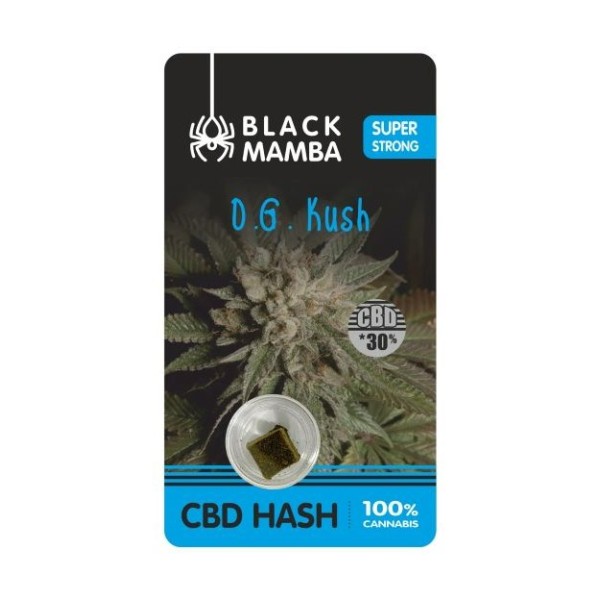 BLACK MAMBA - CBD Hash 30% | O.G. Kush 1gr