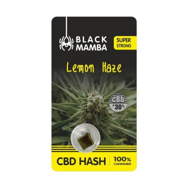 BLACK MAMBA - CBD Hash 30% | Lemon Haze 1gr